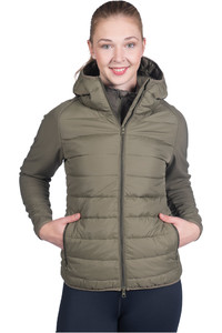 2022 HKM Womens Hybrid Jacket 13589 - Olive Green